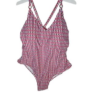 kona sol swimsuit V-Neck Bellyband Plus Cross Back Elegant Chic Classiccore